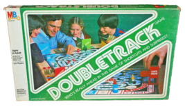 VINTAGE 1981 MILTON BRADLEY DOUBLETRACK BOARD GAME #4110 COMPLETE - $10.00