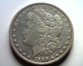 1886-O Morgan Silver Dollar Extra Fine Xf Extremely Fine Ef Nice Original Coin - £82.62 GBP