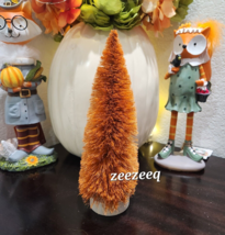 Thanksgiving Fall Harvest Bottle Brush Rust Orange Tree Tabeltop Decor 1... - $292.66 MXN