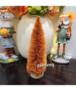 Thanksgiving Fall Harvest Bottle Brush Rust Orange Tree Tabeltop Decor 1... - €13,55 EUR
