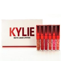 Kylie Jenner Cosmetics Valentine Edition Mini Kit Liquid Matte Lipstick 6 Shades - £13.50 GBP