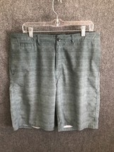 Ocean Current Board/Swim Shorts Men&#39;s Size 36 Green Pockets Stretch 9&quot; I... - $13.09