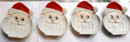 VERY RARE Vintage Santa Ceramic Dish Trinkets Ashtray EACH Japan 1960&#39;s ... - £11.93 GBP