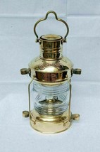 14 &quot;lampe à huile d&#39;ancre en laiton antique décoration nautique maritime... - £73.07 GBP