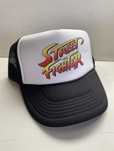 Vintage Street Fighter Hat Trucker Hat snapback Black Video Game Cap New... - £13.80 GBP