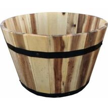Avera Products AWP304180 18 x 11 Round Barrel Planter, 18" x 11" - $61.07