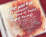Cole Porter in Concert: Just One of Those Live Things CD - $7.91