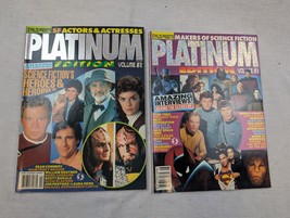 Lot Of 2 Starlog Platinum Edition Magazines Volume 2 &amp; 3 Star Trek Sean Connery - £7.87 GBP