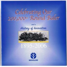 New Holland 200,000th Round Baler Brochure Farmers Creed - $14.84