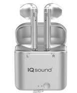 True-Portable Bluetooth True Wireless Earbuds Charging Case Silver IQ-23... - $451.22 MXN