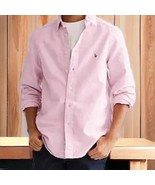 Ralph Lauren Men&#39;s Classic Fit Pink Long Sleeve Button Front Shirt Sz 17... - $42.75 CAD