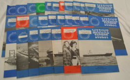 Vintage Lot (28) 1972 Year Marine Digest Magazine Volume 50, 51 Maritime History - £21.64 GBP