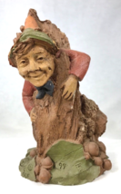 Tom Clark Gnome Stuck in Tree Trunk #302 Edition #99 Cairn Studio 6.5&quot; COA - $29.02