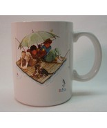 VINTAGE 1987 Norman Rockwell Museum FISHERMAN&#39;S PARADISE BOYS FISHING MU... - $20.35 CAD