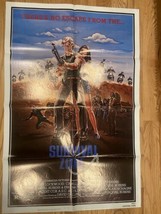 Survival zone, rated R, 1983 vintage original one sheet movie poster, Action ... - £39.14 GBP