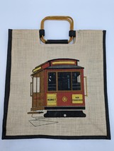 Koret San Francisco Trolley Handbag Shopping Grocery Bag Burlap Sack Style 16&quot; - £14.32 GBP