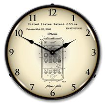 Apple iPhone Patent Backlit LED Lighted Clock - $169.95