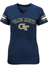 NCAA Georgia Tech Yellow Jackets Girls First Line Short Sleeve T-Shirt Blue L 14 - £9.99 GBP