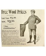 Putnam Clothing House Wool 1894 Advertisement Victorian Fabric ADBN1bbb - $374.24 MXN