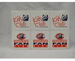 Vintage Chicago Bears Fan Club Kids Club Stickers Almost 2&quot; - $23.75