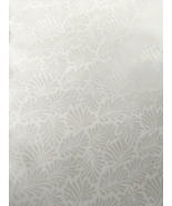 50s Harmony House White Abstract Foliage Shimmer NOS Wallpaper 2.5 Doubl... - $3,763.16 MXN