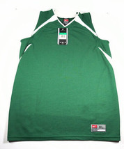 Team NIKE Youth Green &amp; White Basketball Jersey Tank Shirt XL New - $17.95