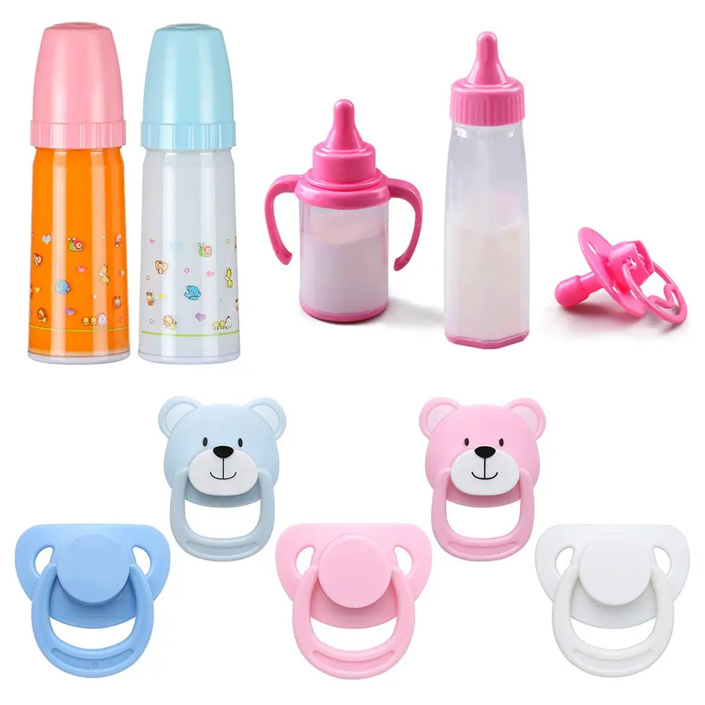 House Dummy Baby Juice Milk Bottle Doll Magnetic Pacifier Dolls Accessories - £7.02 GBP+