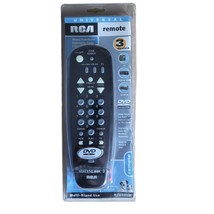 New Open Box RCA 3 Device Universal Remote (Black) Backlit Glow Keypad RCU300W - £7.90 GBP