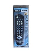 New Open Box RCA 3 Device Universal Remote (Black) Backlit Glow Keypad R... - £7.92 GBP