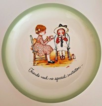 Vintage Holly Hobbie Collectors Edition Plate 1972 American Greetings USA Hobby - £6.95 GBP