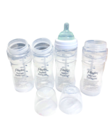 Clear Playtex Baby Nurser Drop Ins 4 Tilt Bottles 1 Nipple 2013 Uses liners - £36.11 GBP