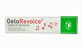 GeloRevoice Throat Lozenges Cherry-Menthol Relieves Throat Irritation 20... - £18.16 GBP