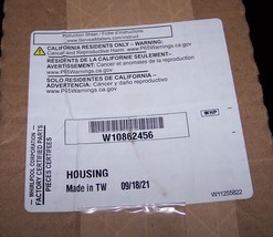 Whirlpool Refrigerator - WATER FILTER HOUSING ASSEMBLY - W10862456 - NIB - $79.99