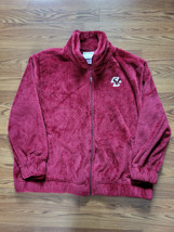 Vintage Champion Boston College Fleece Full Zip Men’s Size Medium Burgundy - $38.43