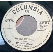 Lee Emerson Marty Robbins I&#39;ll Know You&#39;re Gone / How Long 45 Rockabilly Promo - £15.01 GBP