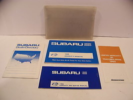 1984 Subaru 1800 1600 Owners Manual Warranty &amp; Service Dealer Directory Booklets - $36.01