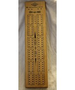 Vintage E. S. Lowe Milton Bradley Cribbage Board Used with Pegs - $14.65