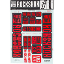 RockShox Fork Decal Kit - 35mm Dual Crown, Red - £32.88 GBP