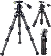 Canon, Nikon, And Sony Cameras Are Compatible With The Carbon Fiber Tripod - $167.98