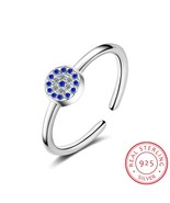 2021 New Promotion Anel Masculino Ring evil of eye ring 925 Sterling ope... - £7.21 GBP