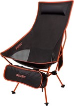 G4Free Lightweight Portable High Back Camp Chair, Folding Chair Lawn Chair Heavy - £52.26 GBP