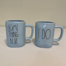 Rae Dunn Wedding Coffee Mug Lot Something Blue I Do Blue Bridal Shower Bachelor - £18.21 GBP