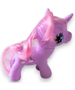 Vintage Gi-Go Babies Unicorn Pony Figure Purple w/ Pink Hair &amp; Rainbow Mark - $13.86 CAD