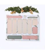 Weekly Planner Pad Moments of Joy Pine Winter Holiday 8.5 x 11 - $11.40