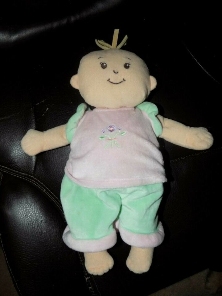 Manhattan Toy Baby Stella Doll Little Girl Plush 2008 Shirt Shorts 14 in... - $22.75