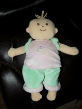 Manhattan Toy Baby Stella Doll Little Girl Plush 2008 Shirt Shorts 14 in EUC - £14.35 GBP