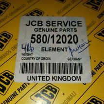 JCB 580/12020 - Element, air filter - £60.09 GBP