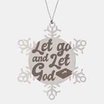 Motivational Christian Stainless Steel Bracelet, Let go and let God., In... - £19.22 GBP