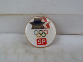 1984 Summer Olympic Games Sponsor Pin - SP Logistics - Inlaid Pin  - £11.98 GBP