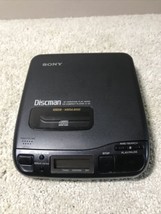 Sony Vintage  D-34 Discman CD Player Made In Japan Parts or Repair - $14.80